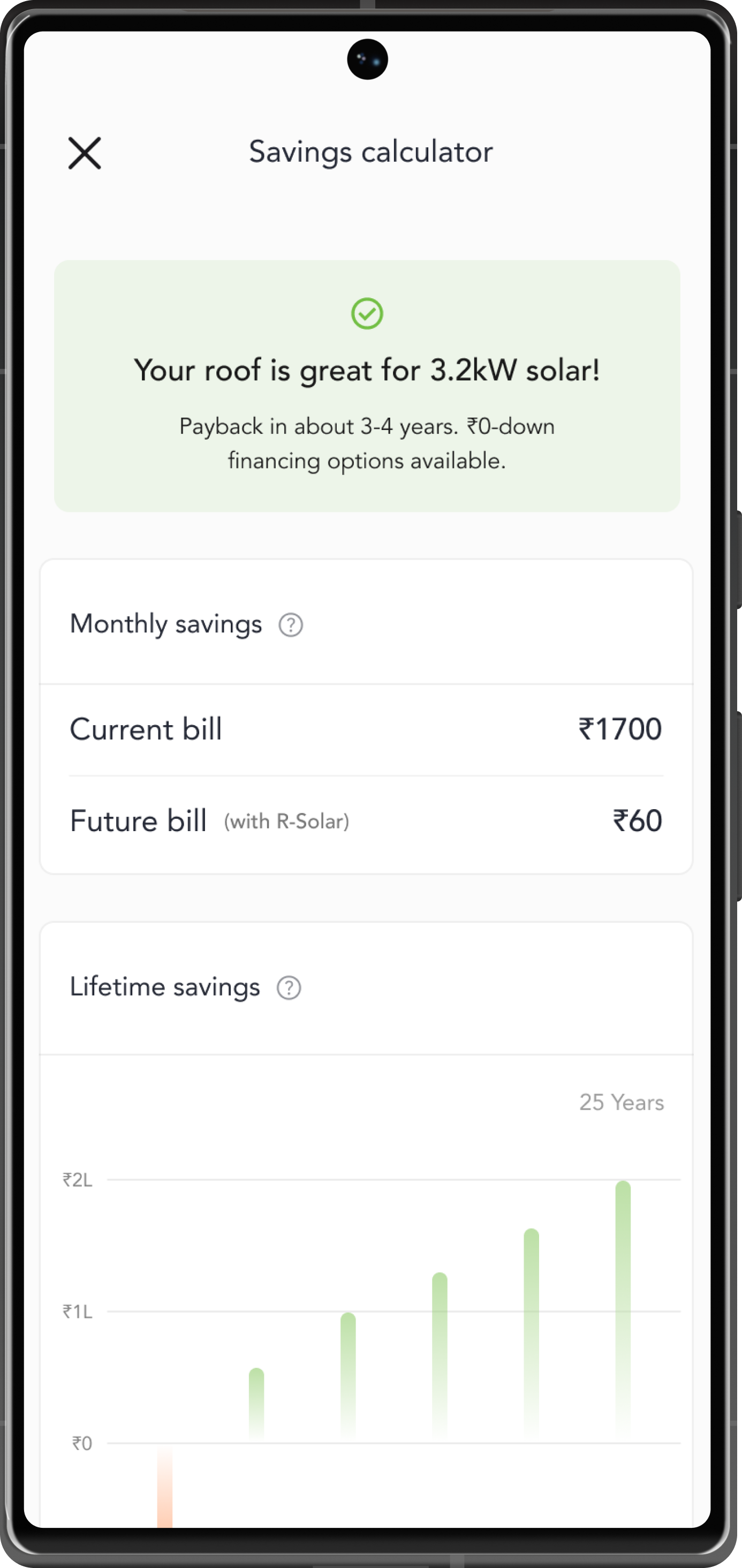 Solar Savings Calculator